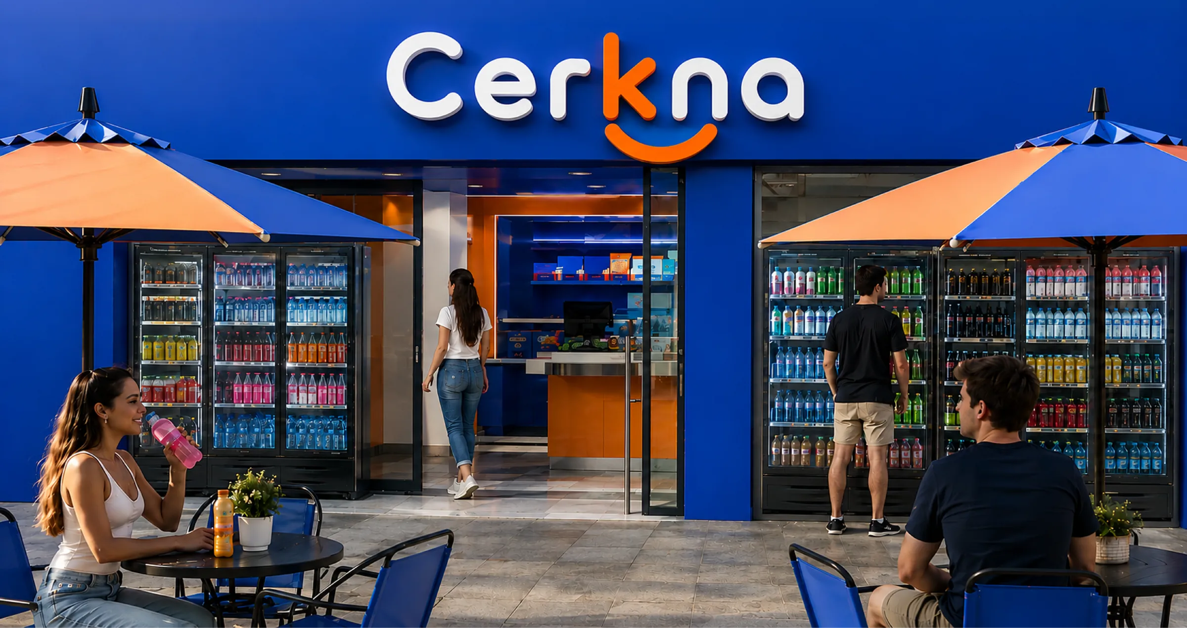 Fachada de una tienda Cerkna